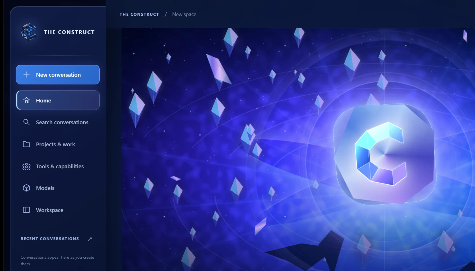 Actual Construct desktop screenshot showing the Spatial Rift context panel beside the main workspace.